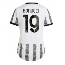 Juventus Leonardo Bonucci #19 Hjemmedrakt Kvinner 2022-23 Kortermet